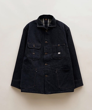 Lee×Nigel Cabourn 'OX'ed Silver' - Railway Man Loco Jacket