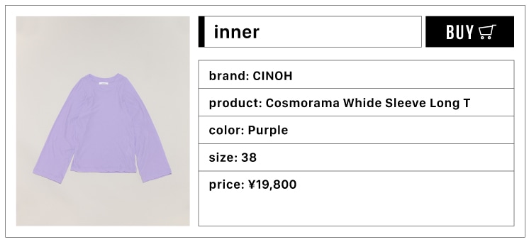 CINOH/Cosmorama Whide Sleeve Long T