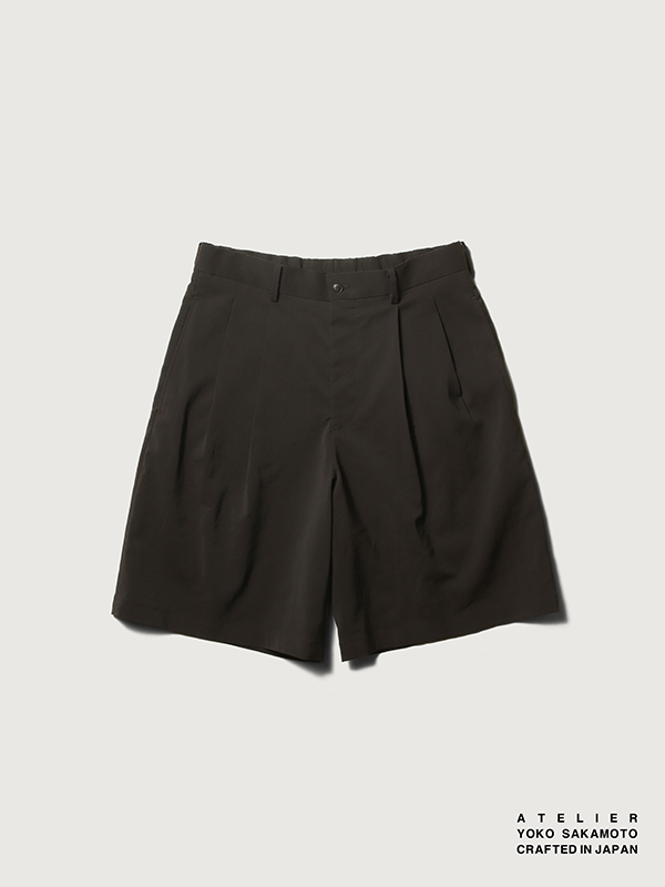 YOKO SAKAMOTO Double Pleated Shorts