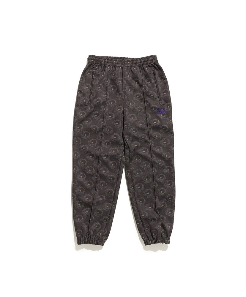 Zipped Track Pant-Poly Jq.(2(WOMEN) Black/ブラック): NEEDLES