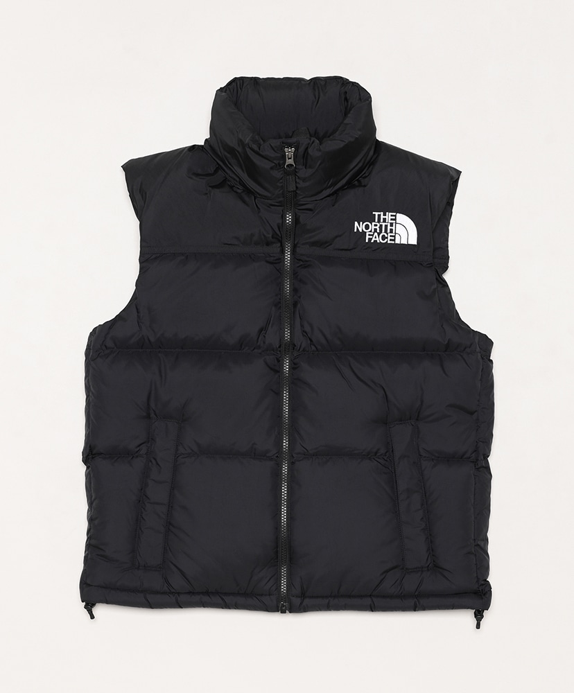 Nuptse Vest(L(WOMEN) K/ブラック): THE NORTH FACE