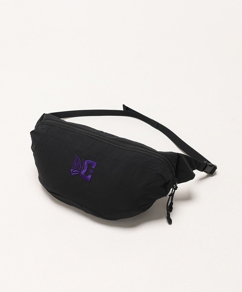 NEEDLES〉x〈DC SHOES〉Hip Bag-Poly Ripstop(ONE Black/ブラック