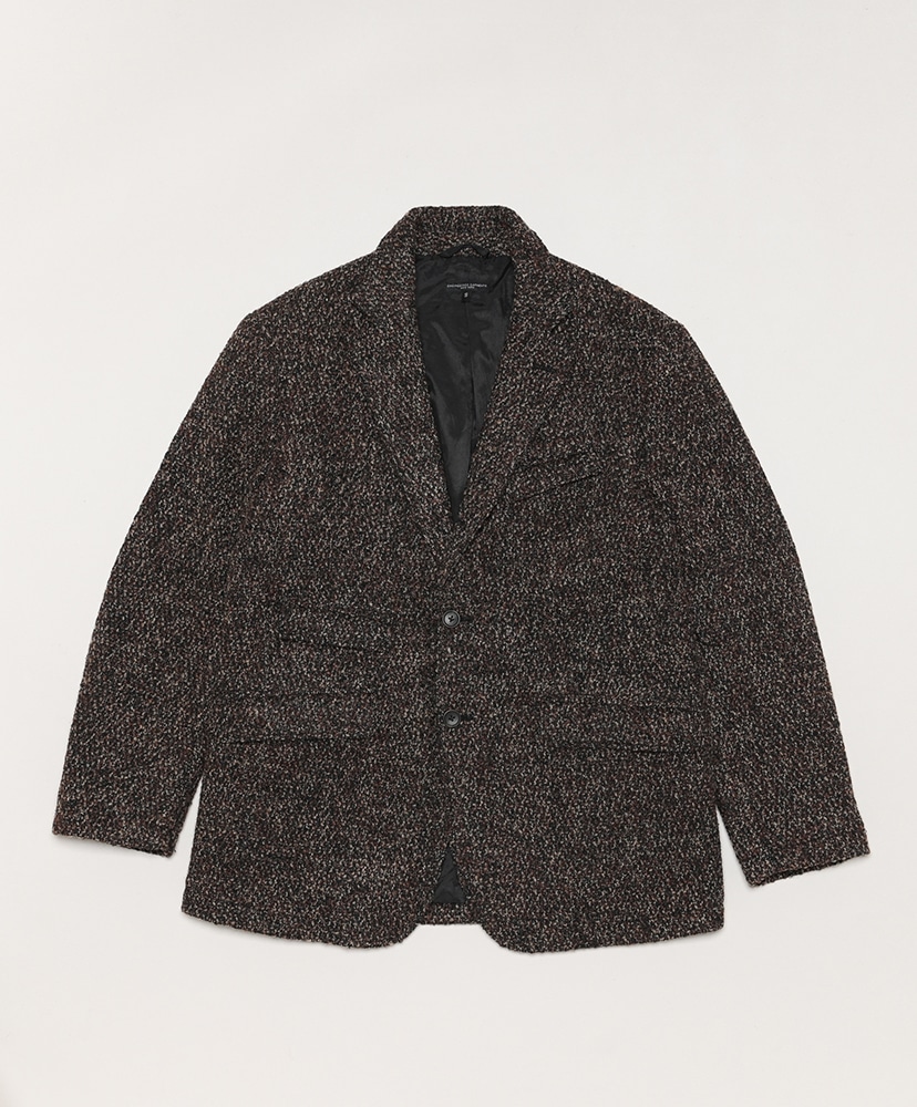 Andover Jacket-Polyester Wool Tweed Boucle(XS(MEN) Dk.Brown/ダーク