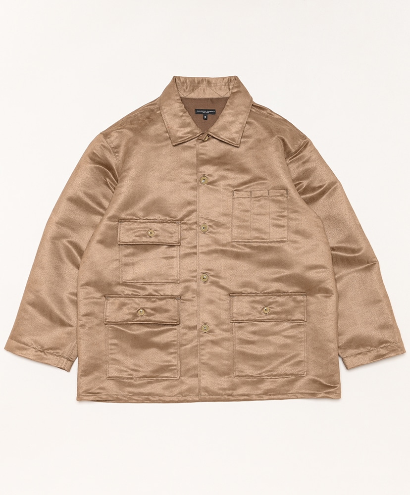 BA Shirt Jacket-Polyester Fake Suede(L(MEN) Khaki/カーキ