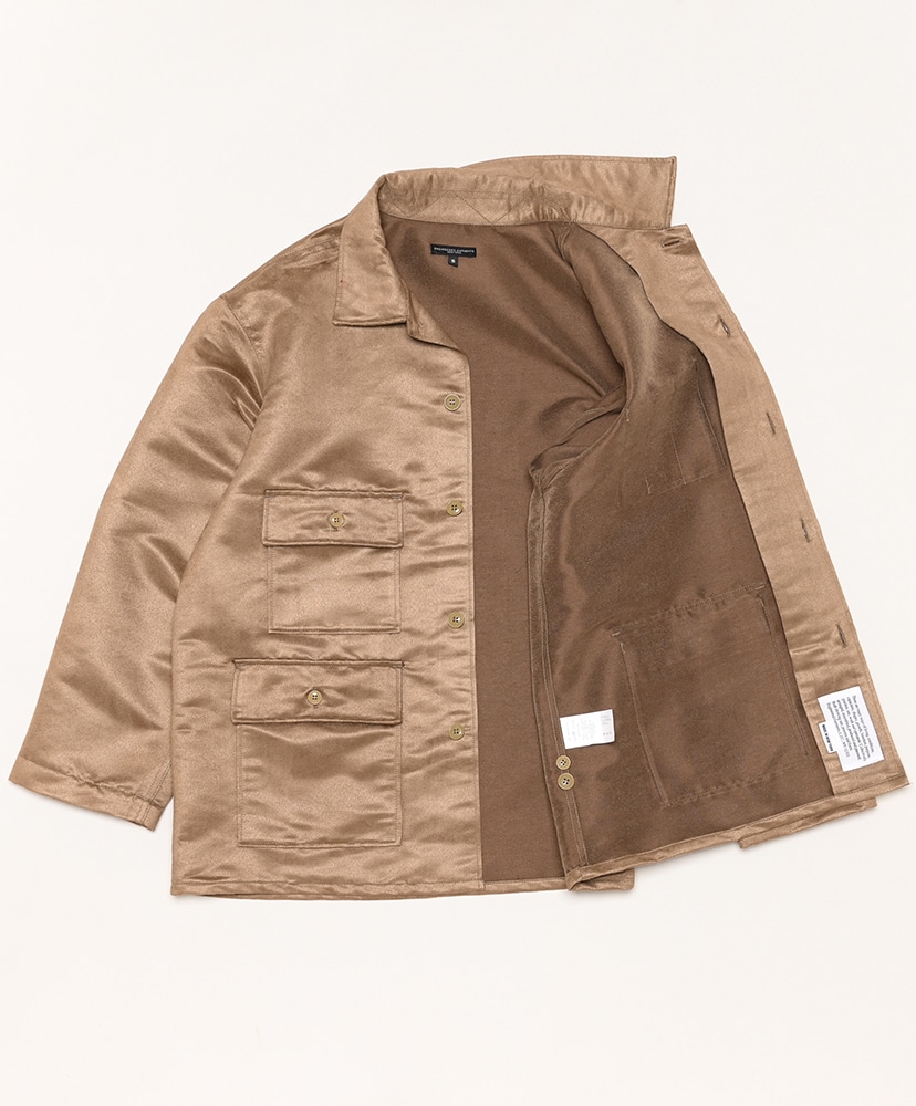 BA Shirt Jacket-Polyester Fake Suede Khaki/カーキ L(MEN)