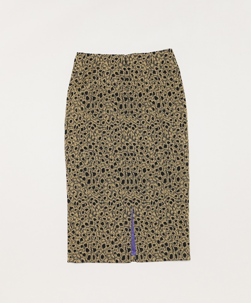 Pencil Skirt-Pe/Ac/W Peacock Jq. Black/ブラック 1(WOMEN)