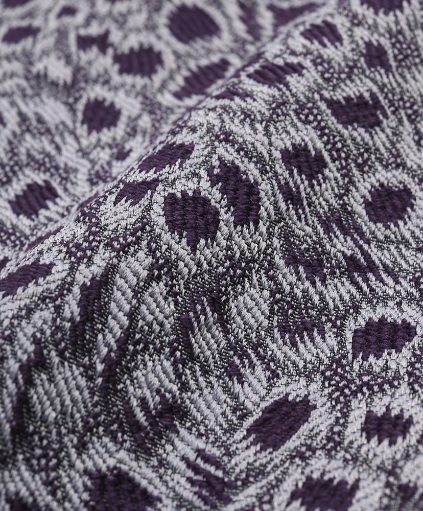 Pencil Skirt-Pe/Ac/W Peacock Jq. Purple/パープル 1(WOMEN)