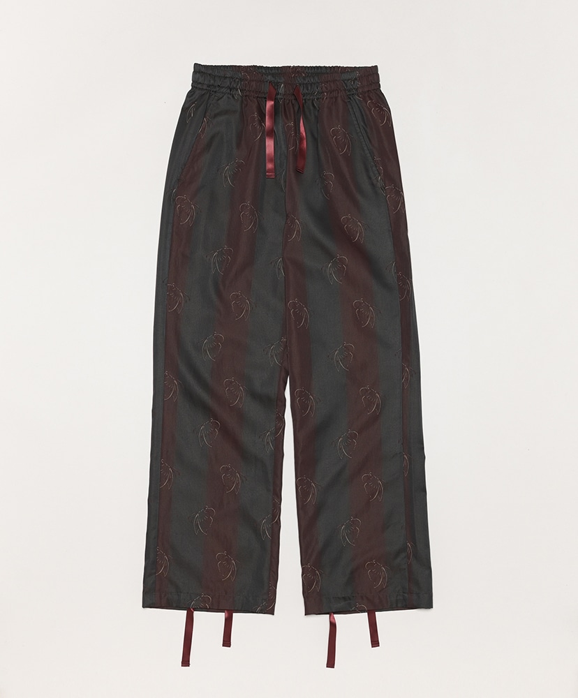 String Easy Pant-Pe/R/C Ombre Stripe Papillon Jq.(XS(MEN) Bordeaux