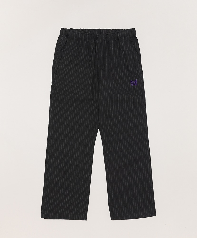 String Work Pant-C/L/W Pin Stripe Twill(XS(MEN) Black/ブラック