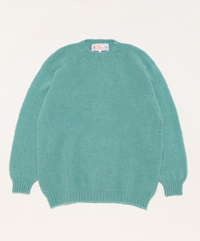 Shaggy Crew Neck Pullover(46(MEN) Mint/ミント): Peter Blance