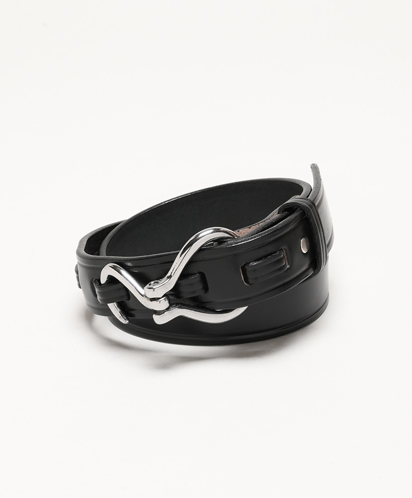 2280 Hoop Pick Belt(28 Black×Nickel/ブラックニッケル): TORY LEATHER