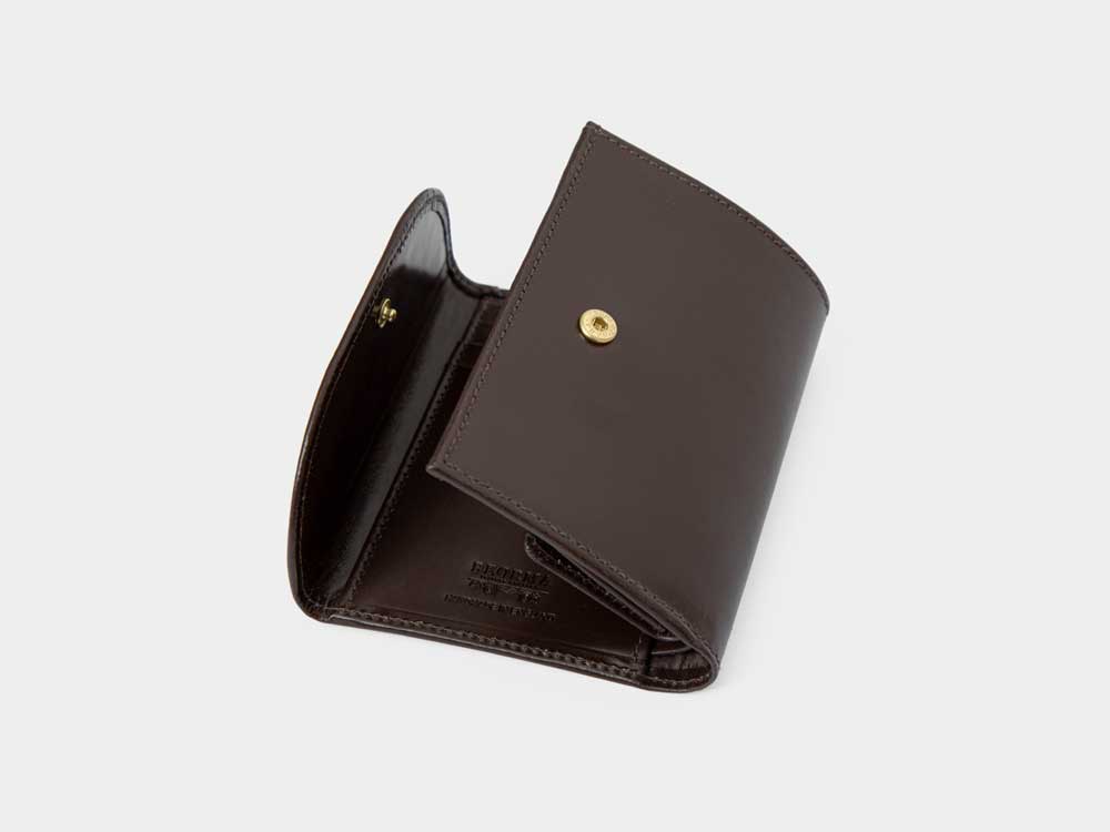 S0007 3fold Wallet-Bridle Leather Dark Brown/ダークブラウン ONE
