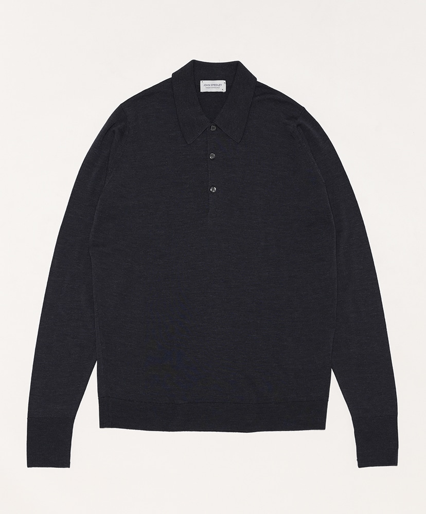 高評価の贈り物 JOHN SMEDLEY ISIS ウールコットン 黒 L - トップス