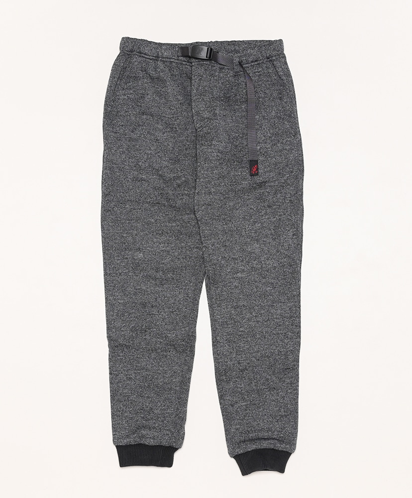 Bonding Knit Fleece Narrow Rib Pant(L(MEN) Black/ブラック): GRAMICCI