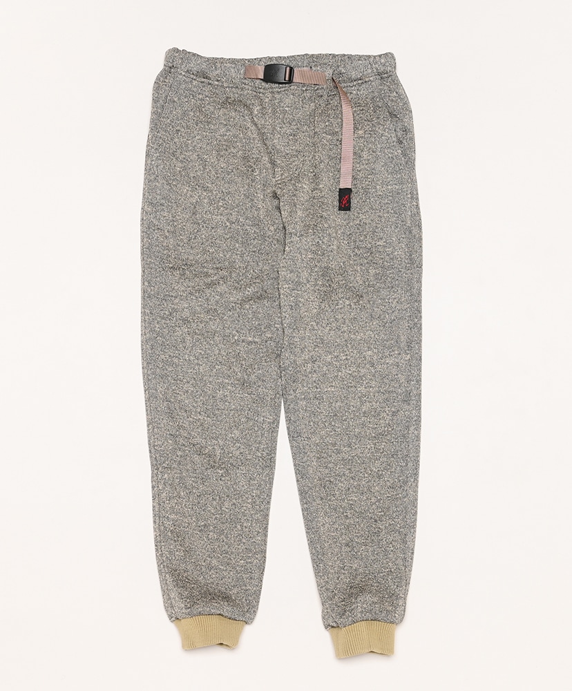 Bonding Knit Fleece Narrow Rib Pant(L(MEN) Black/ブラック): GRAMICCI