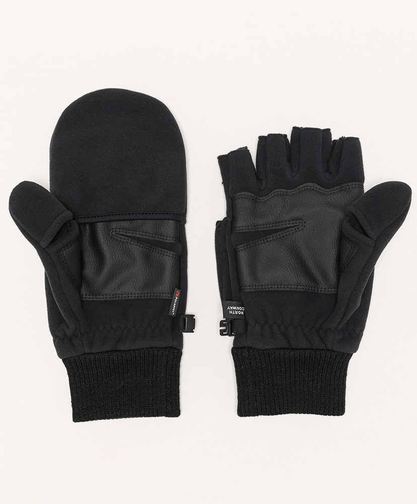 POLARTEC Wind Pro Detachable Mitten(M(MEN) Black/ブラック): WILDTHINGS