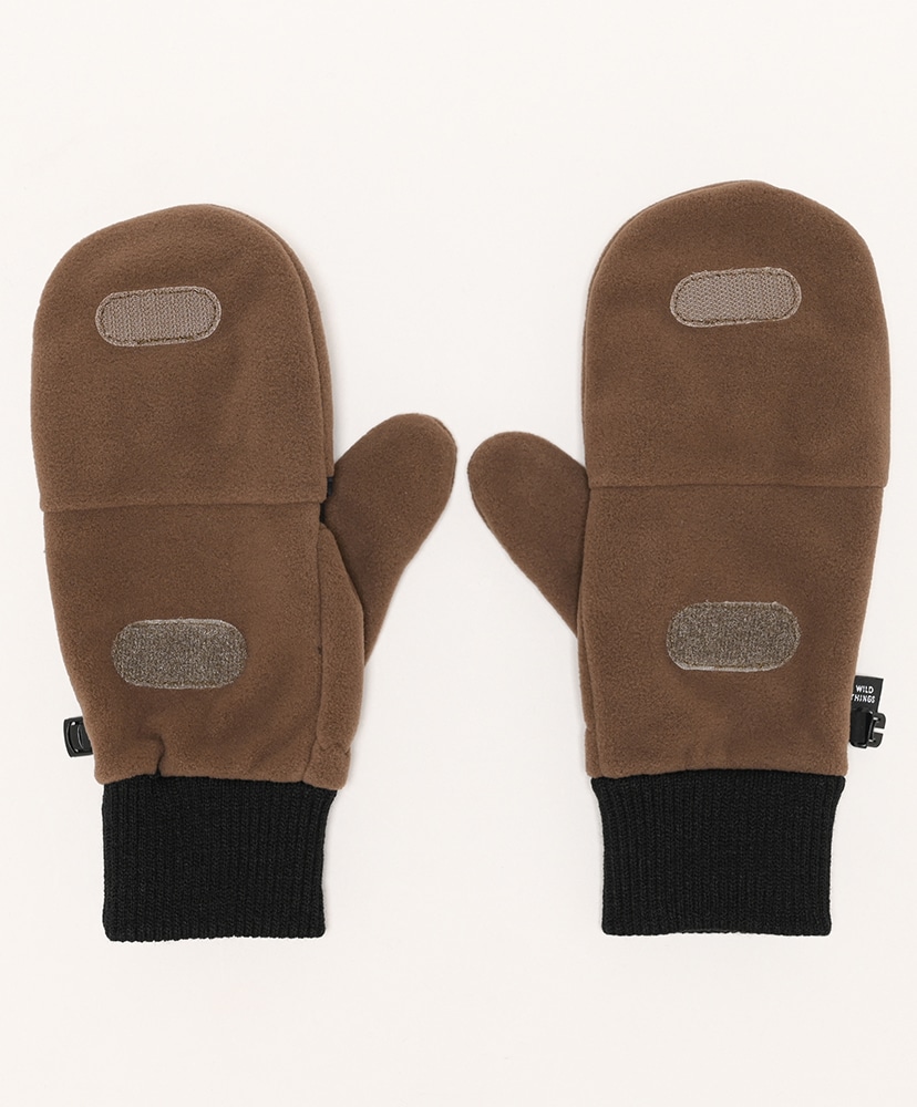 POLARTEC Wind Pro Detachable Mitten(M(MEN) Black/ブラック): WILDTHINGS