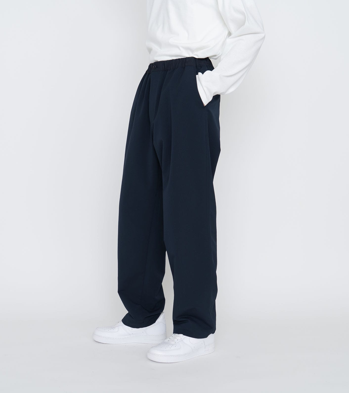ALPHADRY Wide Easy Pants(30(MEN) K/ブラック): nanamica