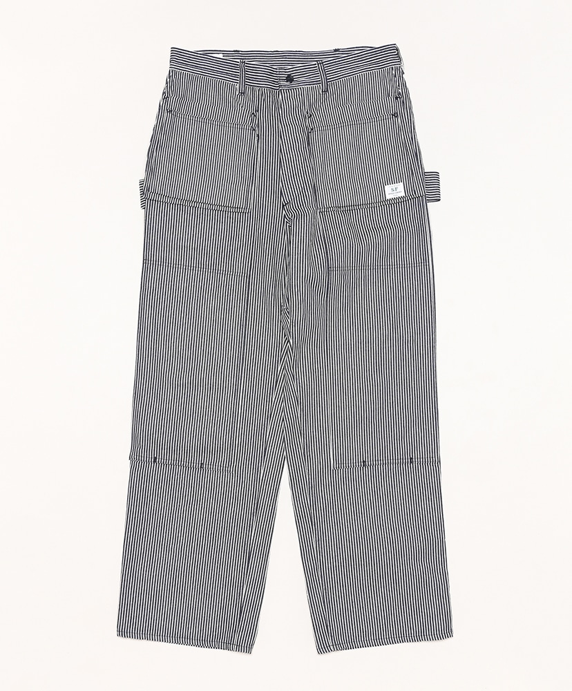 Landscaper Pants-12.7oz Indigo Hickory(L(MEN) White×Indigo