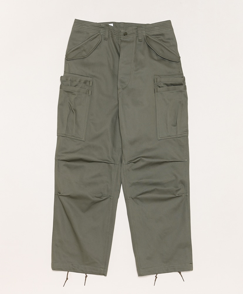 Overgrown Pants-Military Satin(M(MEN) Black/ブラック): SASSAFRAS