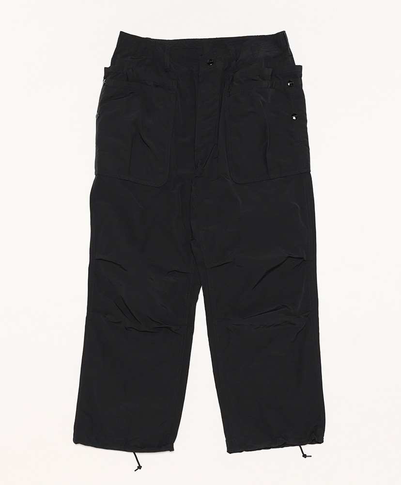 oveササフラス　overgrown hiker pants  L  ブラック