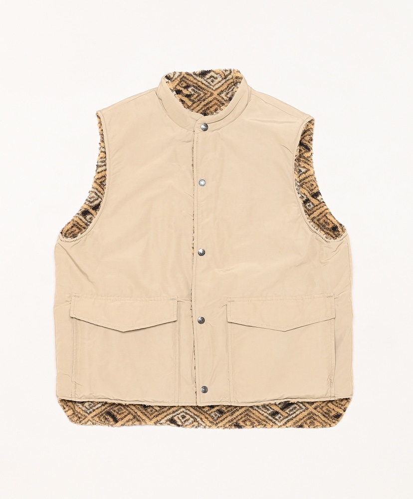 60/40 Cloth Reversible Vest(2(MEN) Beige/ベージュ): orSlow