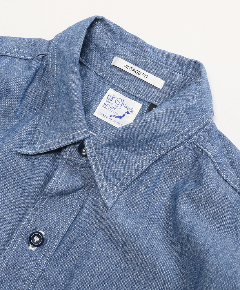 Vintage Fit Chambray Work Shirt(1(MEN) Chambray/シャンブレー): orSlow