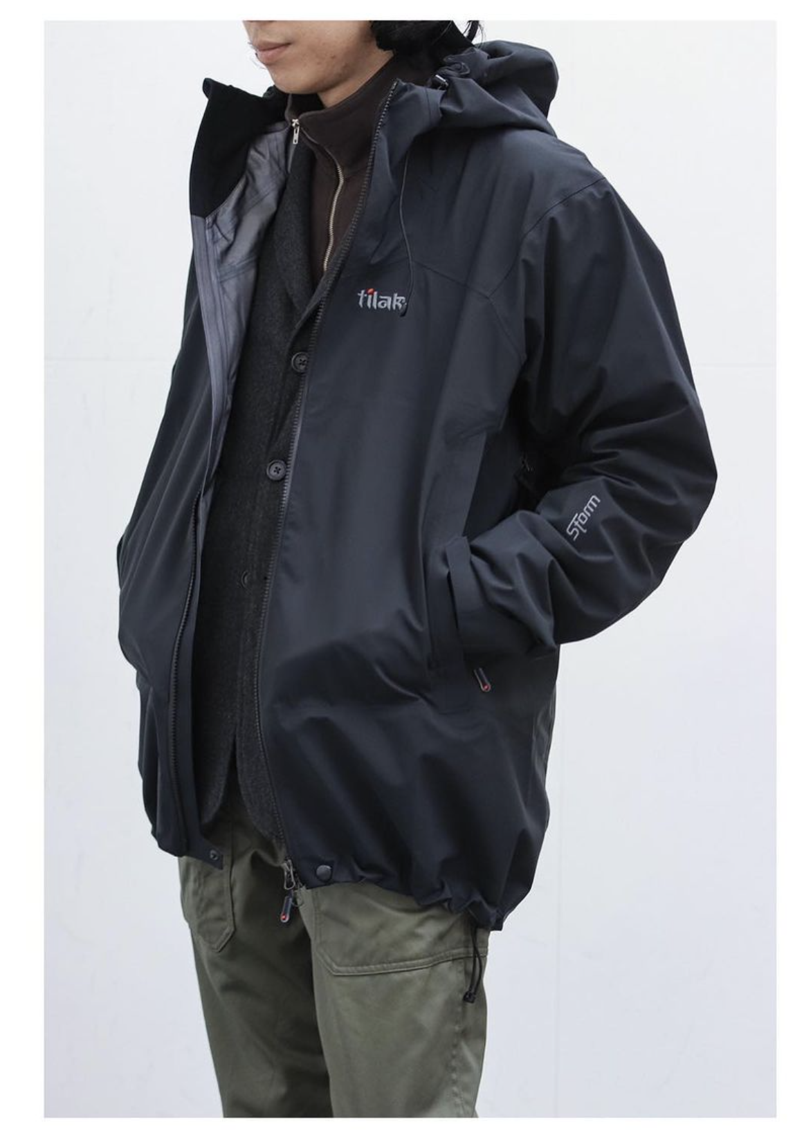 Storm Jacket(L(MEN) Caviar Black/キャビアブラック): Tilak