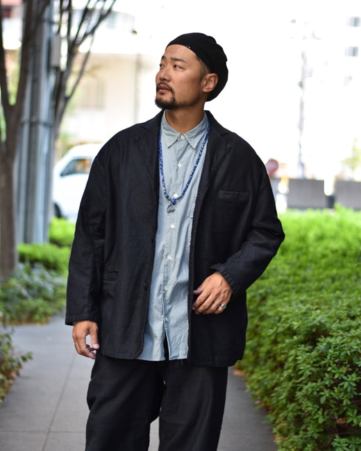 Moleskin Modigliani Jacket(L(MEN) Black/ブラック): Porter Classic