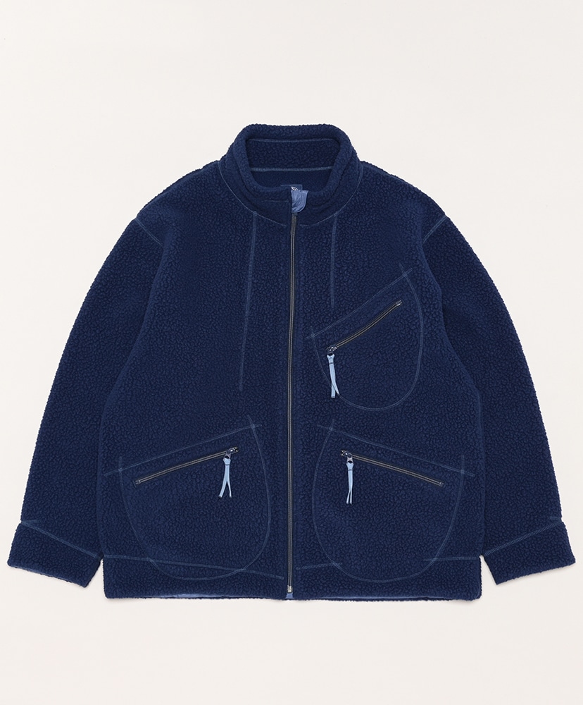 Fleece Zip Up Jacket(POLARTEC)(2(MEN) Blue/ブルー): Porter Classic