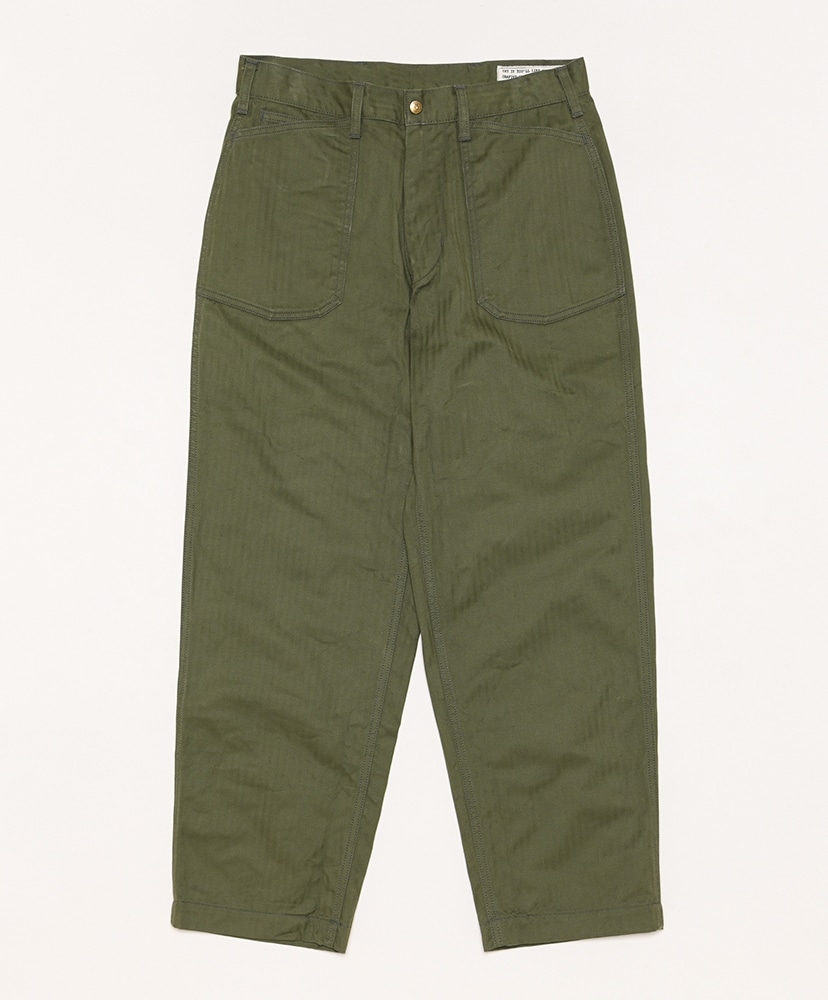 US Army Work Pants Threne Vat Dye Herringbone(30(MEN) Olive