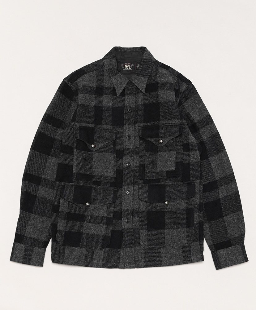 RRL plaid wool overshirt ジャケット　シャツ日本サイズではMLぐらいですか