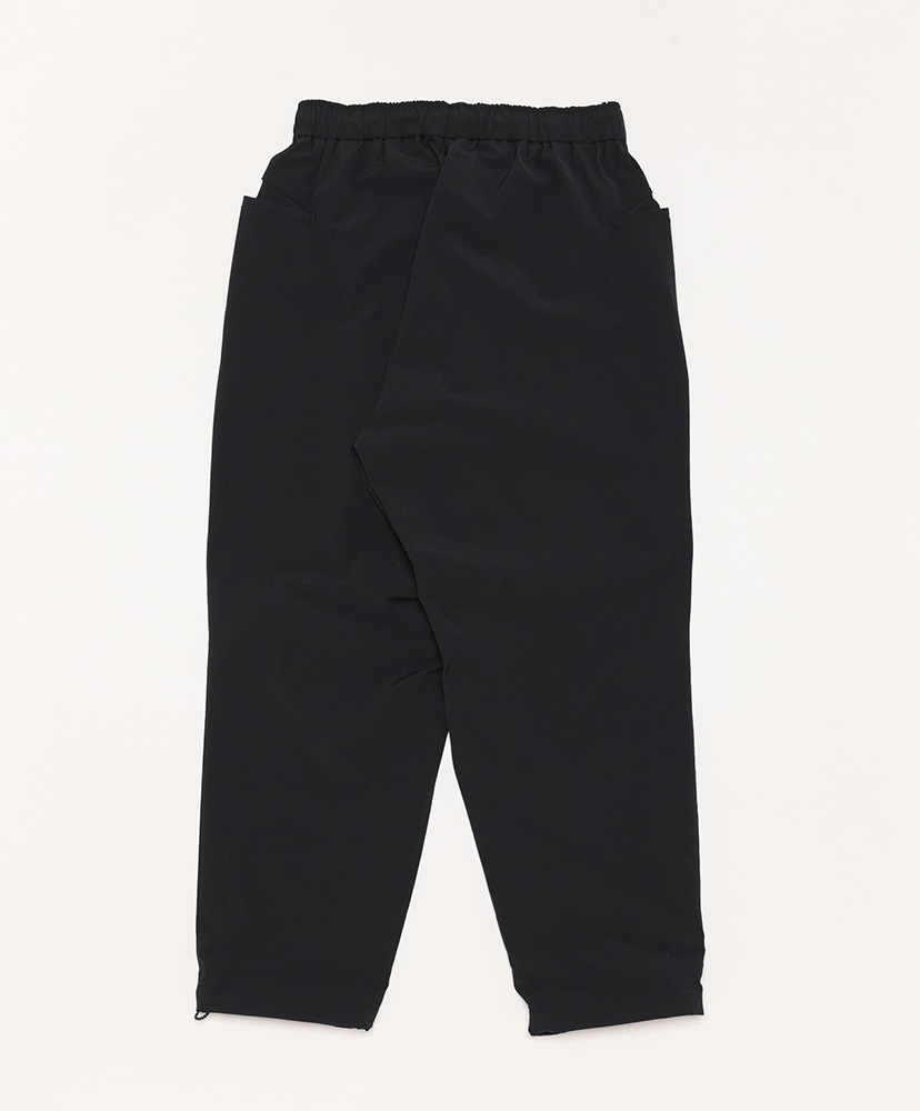 Wide Tapered Easy Pants-Nylon(L(MEN) Black/ブラック): S.F.C