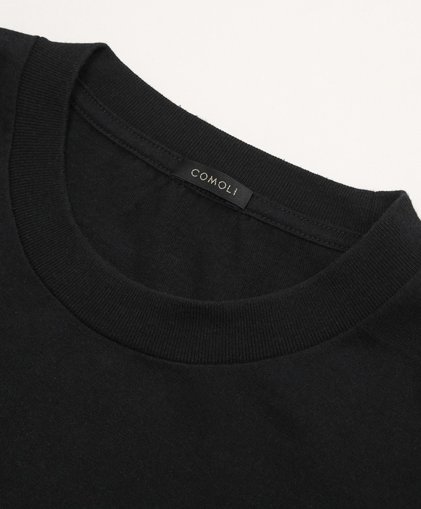 空紡天竺 長袖Tシャツ(2(MEN) Black/ブラック): COMOLI