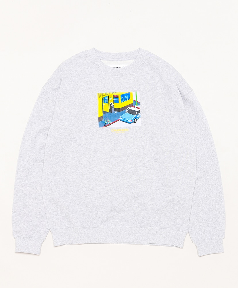 TIM Daily Life In NY Crewneck Sweats(L(MEN) Gray/グレー): CHARI&CO