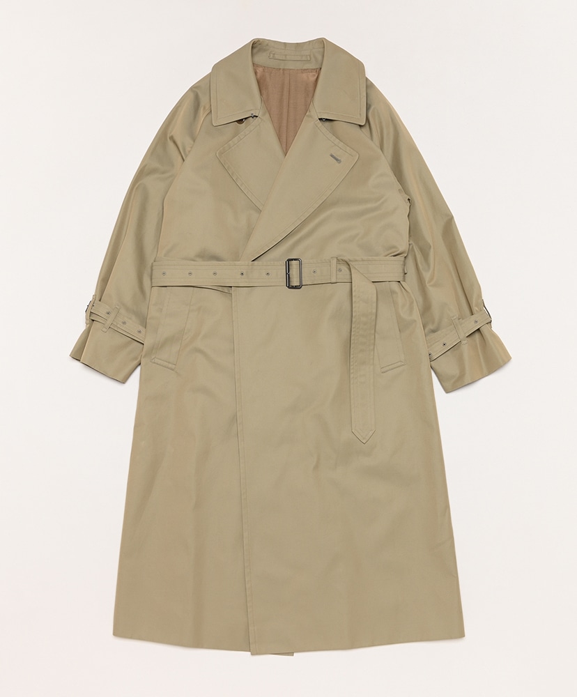 Gabardine Double Belt Trench Coat(00(WOMEN) Olive Beige/オリーブ