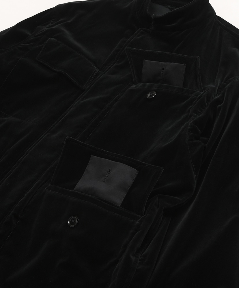 Velvet Field jacket(2(MEN) Black/ブラック): blurhms