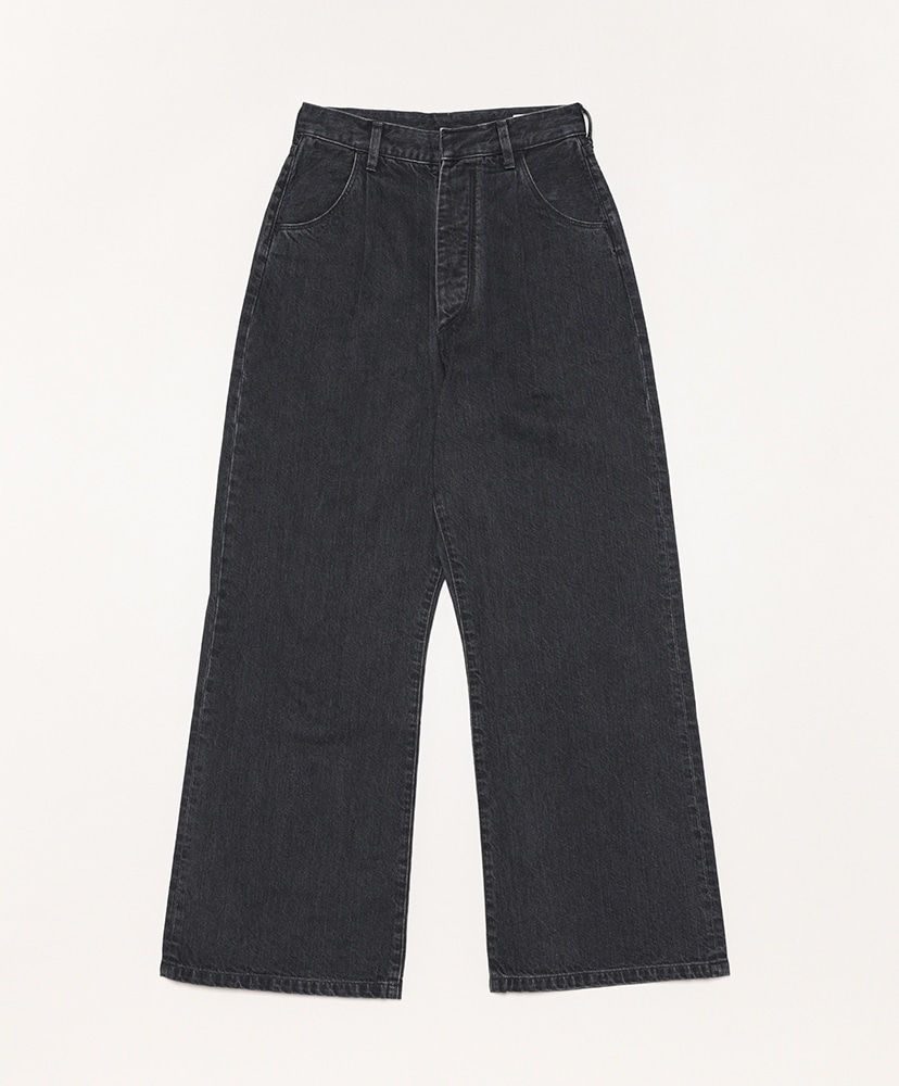 Denim Slacks(0(WOMEN) Fade Black/フェードブラック): blurhms