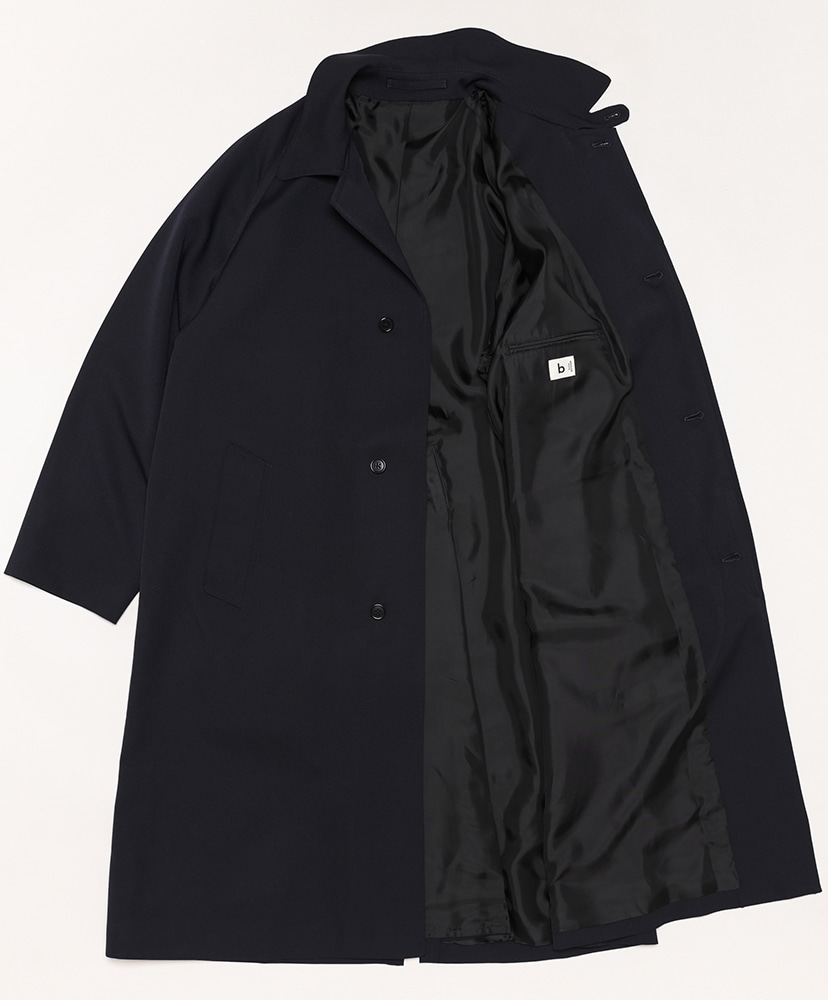 Wool Balmacaan Coat(2(MEN) Navy/ネイビー): blurhms ROOTSTOCK