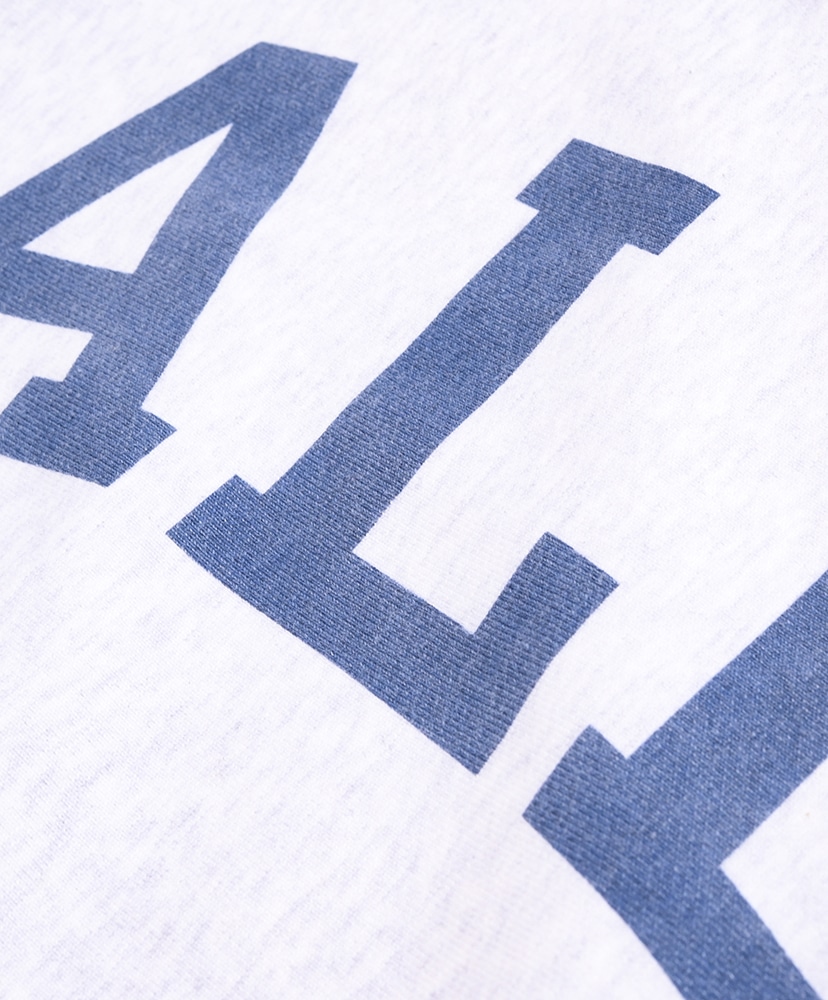 PRINT Sweat Crew-neck P/O Big(2(MEN) Heather White×ALE-Y/ヘザー