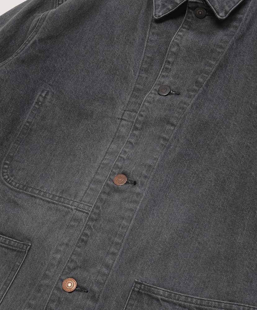 vintage denim baccing coverall bd クリーニング-