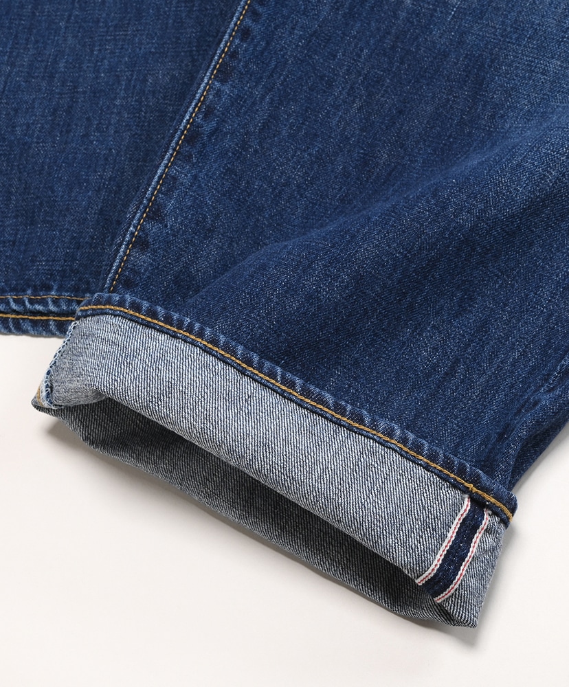 Selvedge Denim Used Wash Wide Leg Jeans(29(MEN) Indigo/インディゴ