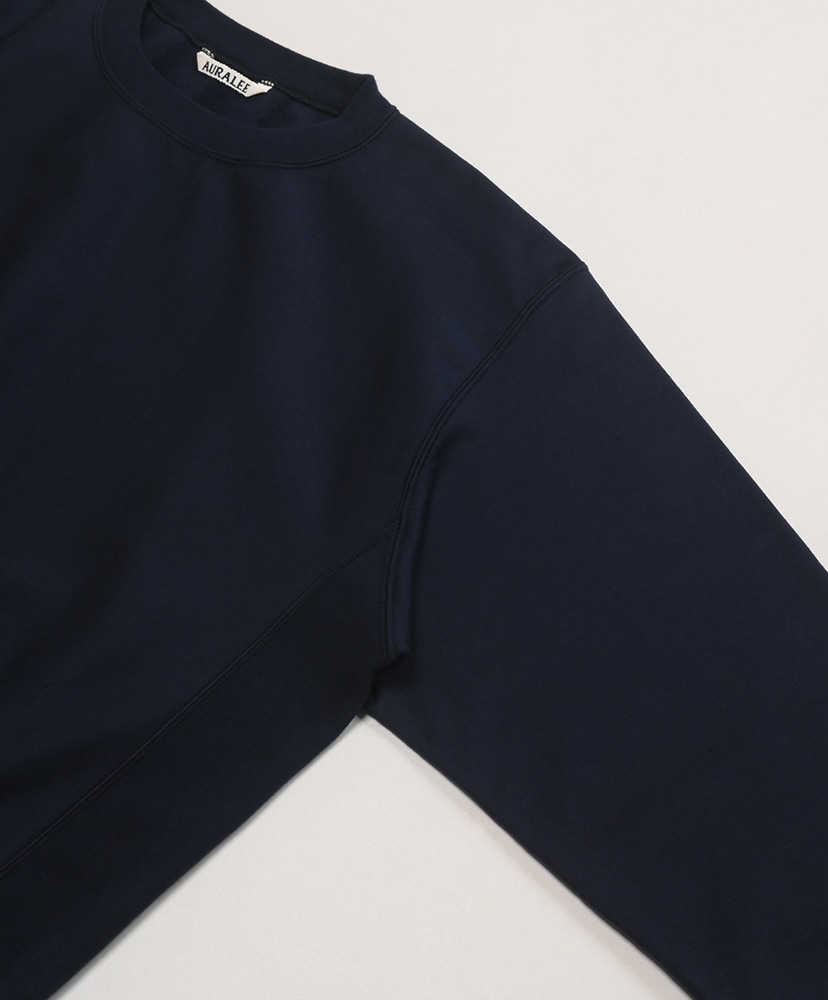 Elastic High Gauge Sweat P/O(3(MEN) Dark Navy/ダークネイビー): AURALEE