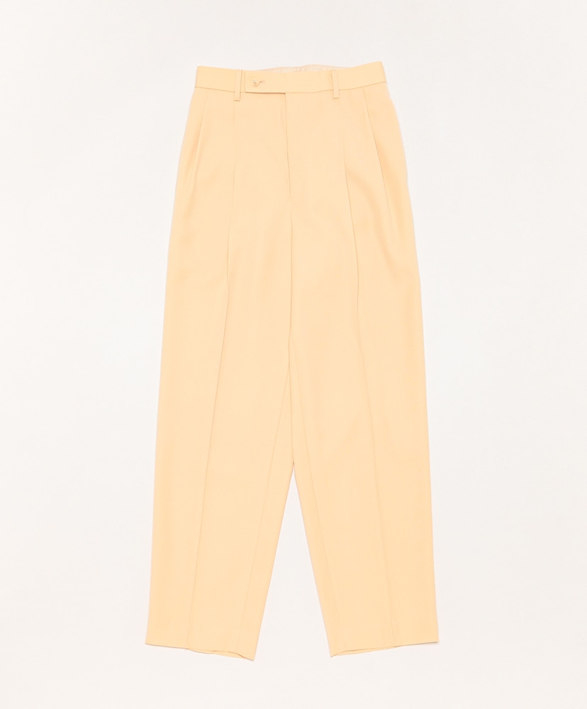 Light Wool Max Gabardine Slacks(0(WOMEN) Peach Orange/ピーチ