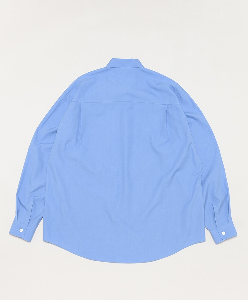Washed Finx Twill Big Shirt(3(MEN) Blue/ブルー): AURALEE