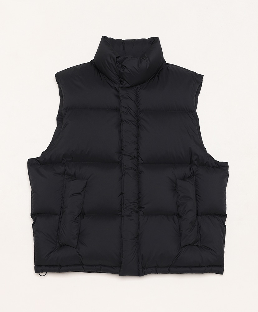 Super Light Nylon Ripstop Down Vest(3(MEN) Black/ブラック): AURALEE