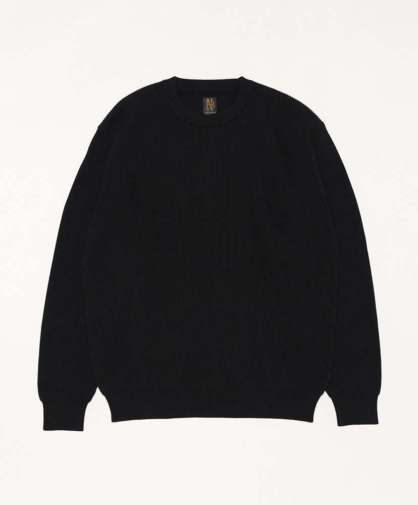 mens black crew neck jumper