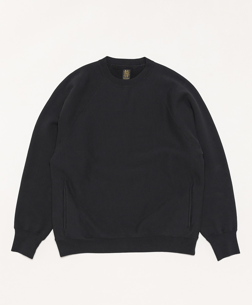 Men Jumberca Urake Crew Neck(2(MEN) Black/ブラック): BATONER