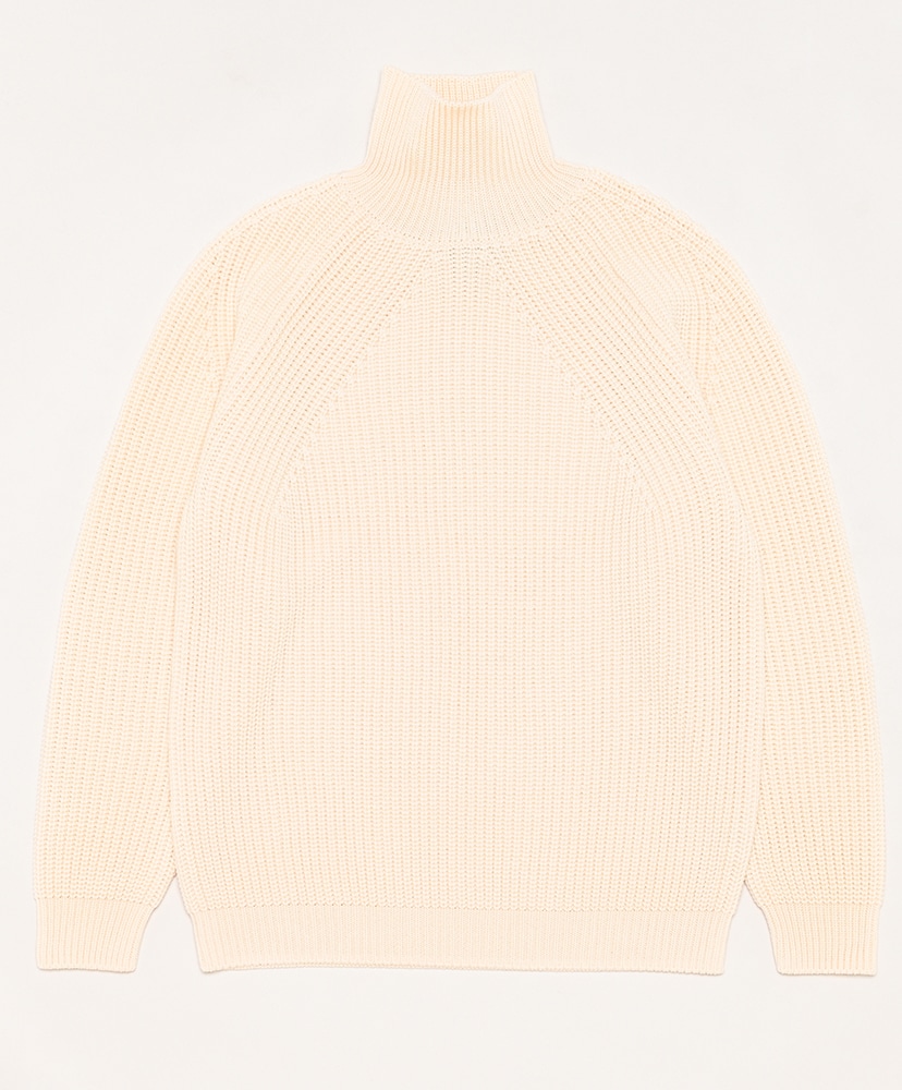 Men Signature Turtle Neck(2(MEN) Ivory/アイボリー): BATONER