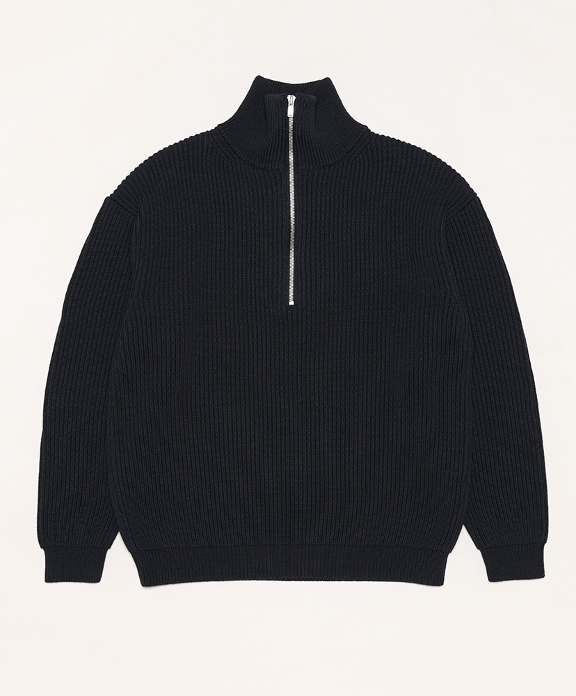 LOFTMAN別注 Signature Half Zip(2(MEN) Navy/ネイビー): BATONER